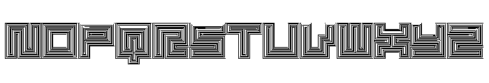 LEZEN City01 Font UPPERCASE