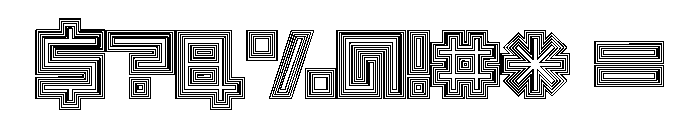 LEZEN City02 Font OTHER CHARS
