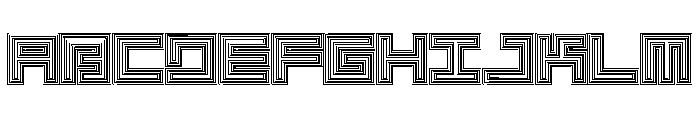 LEZEN City02 Font UPPERCASE