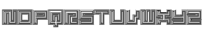 LEZEN City02 Font UPPERCASE