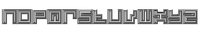 LEZEN City02 Font LOWERCASE