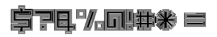 LEZEN City03 Font OTHER CHARS