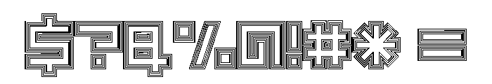 LEZEN City04 Font OTHER CHARS