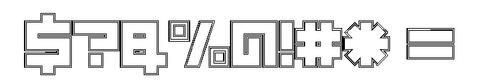 LEZEN City08 Font OTHER CHARS