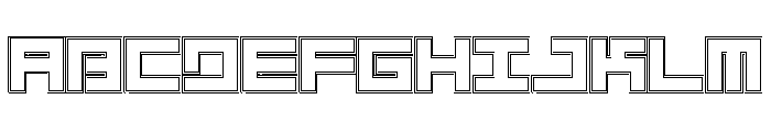 LEZEN City08 Font UPPERCASE