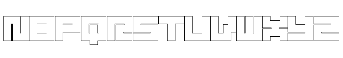 LEZEN City10 Font UPPERCASE