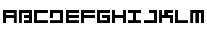 LEZEN Floor05 Font UPPERCASE
