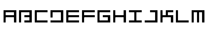 LEZEN Floor07 Font UPPERCASE