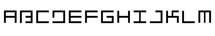 LEZEN Floor08 Font UPPERCASE