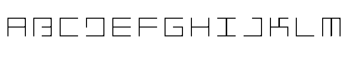 LEZEN Floor10 Font UPPERCASE