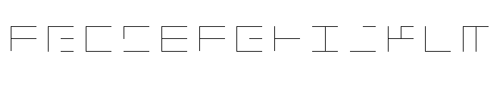 LEZEN Floor11 Font UPPERCASE