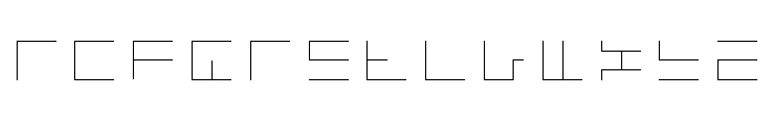 LEZEN Floor11 Font LOWERCASE