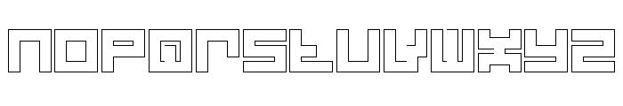 LEZEN Glow03 Font LOWERCASE