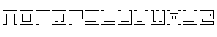 LEZEN Glow05 Font LOWERCASE