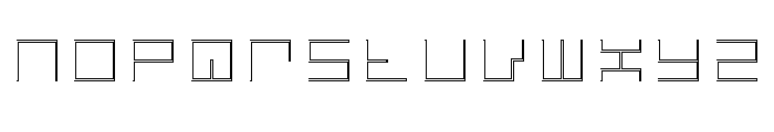LEZEN Glow10 Font LOWERCASE
