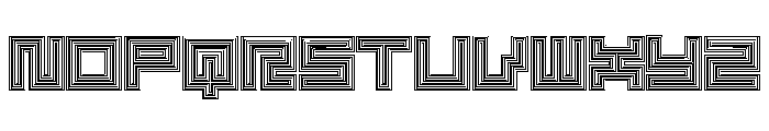 LEZEN Optical02 Font UPPERCASE