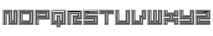 LEZEN Optical03 Font UPPERCASE