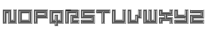 LEZEN Optical04 Font UPPERCASE