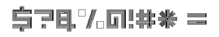 LEZEN Optical05 Font OTHER CHARS