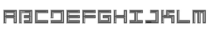 LEZEN Optical05 Font UPPERCASE