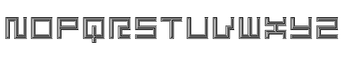 LEZEN Optical06 Font UPPERCASE
