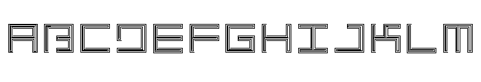 LEZEN Optical07 Font UPPERCASE
