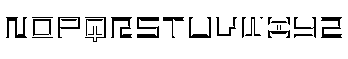 LEZEN Optical07 Font UPPERCASE