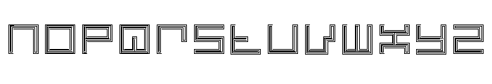 LEZEN Optical07 Font LOWERCASE