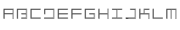 LEZEN Optical09 Font UPPERCASE