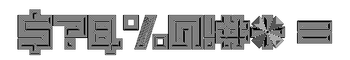LEZENCity City01 Font OTHER CHARS