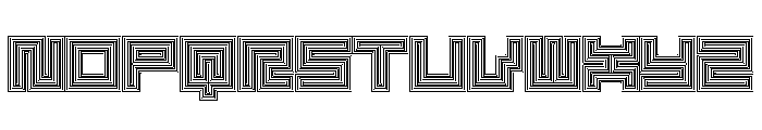 LEZENCity City01 Font UPPERCASE