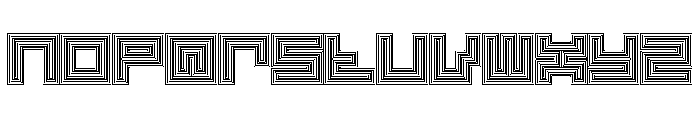 LEZENCity City01 Font LOWERCASE
