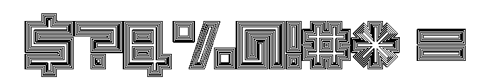 LEZENCity City02 Font OTHER CHARS