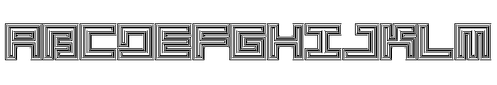 LEZENCity City02 Font UPPERCASE
