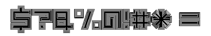 LEZENCity City03 Font OTHER CHARS