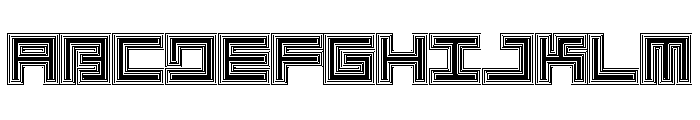 LEZENCity City03 Font UPPERCASE