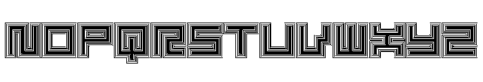 LEZENCity City03 Font UPPERCASE