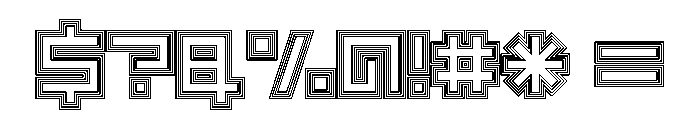 LEZENCity City04 Font OTHER CHARS