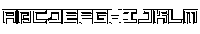 LEZENCity City04 Font UPPERCASE