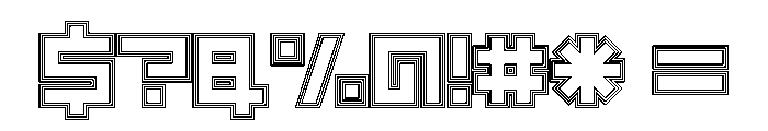 LEZENCity City06 Font OTHER CHARS