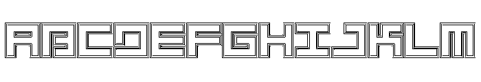 LEZENCity City06 Font UPPERCASE