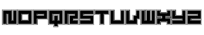 LEZENCity City07 Font UPPERCASE