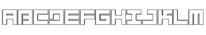 LEZENCity City08 Font UPPERCASE