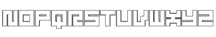 LEZENCity City08 Font UPPERCASE