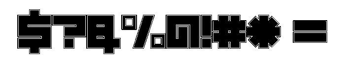 LEZENCity City09 Font OTHER CHARS