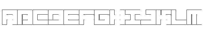 LEZENCity City10 Font UPPERCASE