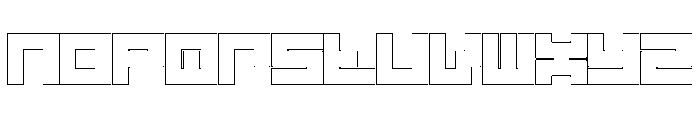 LEZENCity City10 Font LOWERCASE