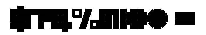LEZENCity City11 Font OTHER CHARS