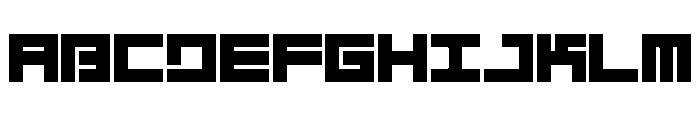 LEZENFloor Floor03 Font UPPERCASE