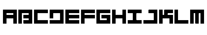 LEZENFloor Floor04 Font UPPERCASE